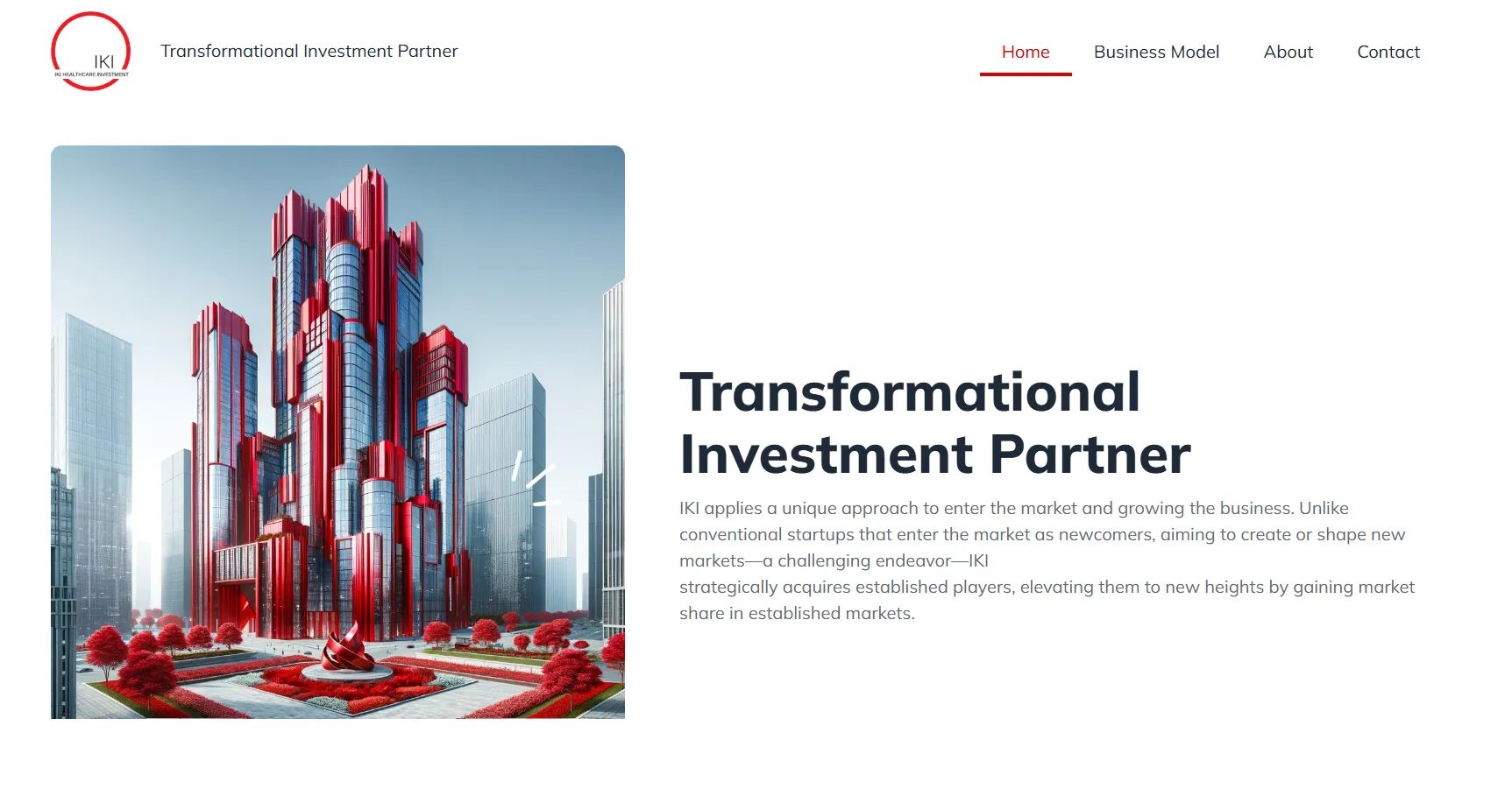 Iki Healthcare - Investment Firm